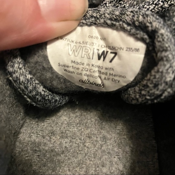 ALL Birds Women's Grey Wool Runners - Picture 10 of 11